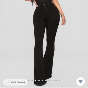 Deep in my soul flare jeans